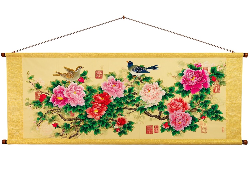 王雪涛 花鳥 中国掛軸